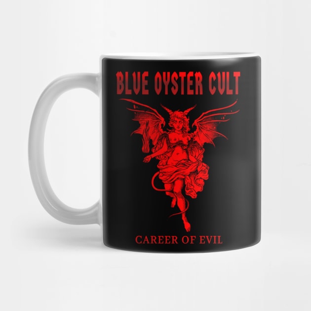 Red Evil Blue Oyster c by SkullRacerShop